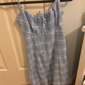 Blue Plaid Women's Sleepwear